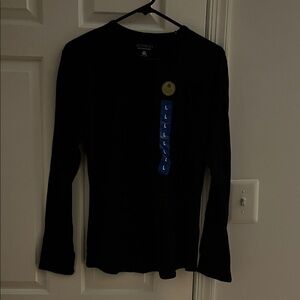 Classic Black Long Sleeve Top